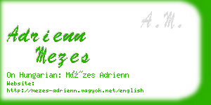 adrienn mezes business card